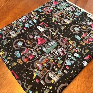 Disney Haunted Mansion Cotton Fabric 36”x44”